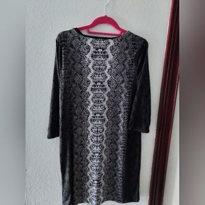 Black / White / Grey Dress - size PL